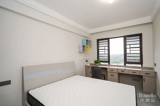 156㎡簡約四居,寬敞橫廳+功能房設計,顏值與實用性兼備